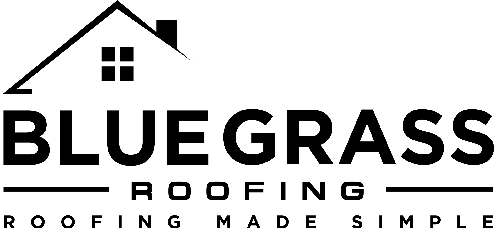 BlueGrass Roofing Logo